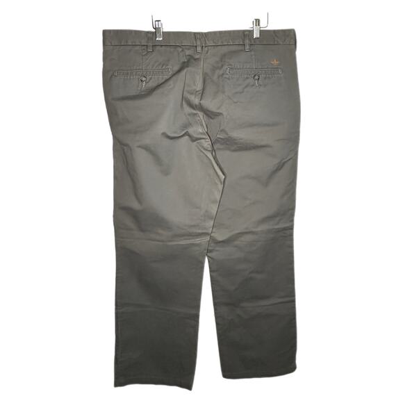 Dockers Men’s Classic Gray Flat Front Pants, Size 40x32, Pre-owned - Picture 2 of 6